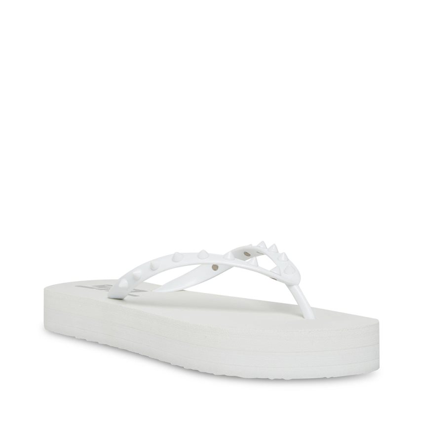 Chanclas Steve Madden Lumi Mujer Blancas | ES DKES69